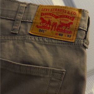 Levi Strauss & Co. 541 Khaki Pants Athletic Taper